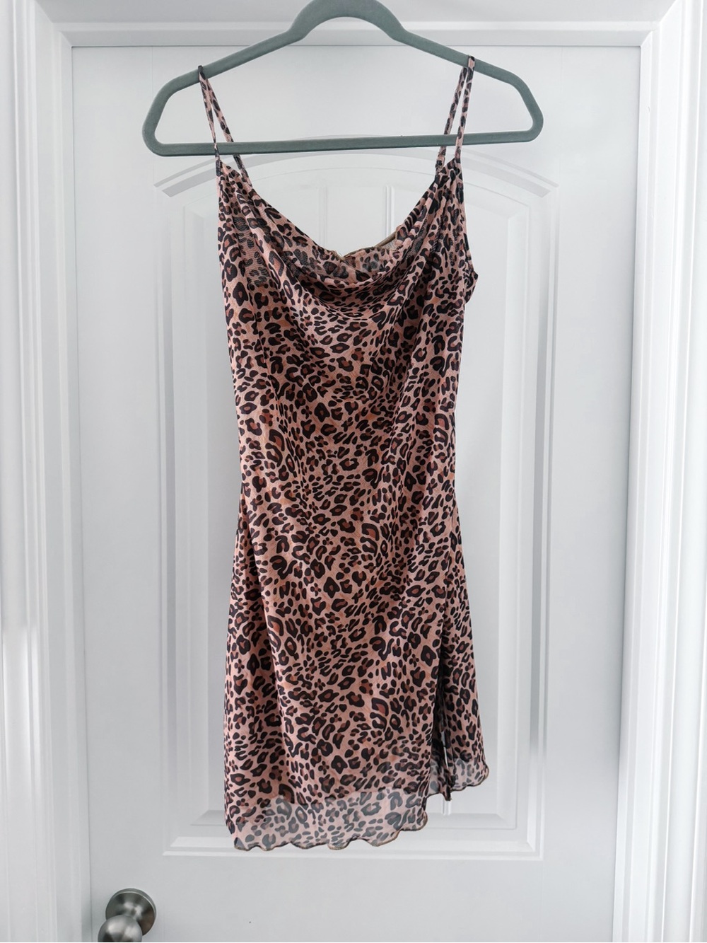 Leopard Print Mini Dress